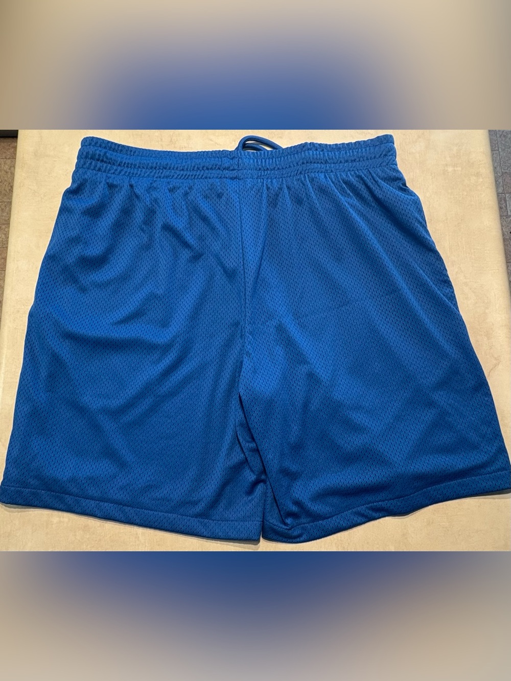 Men’s Sonneti London Blue Performance Mesh Shorts - Picture 2 of 3